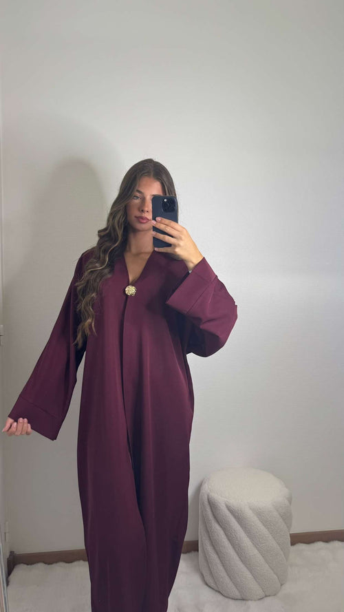 Abaya Cerise