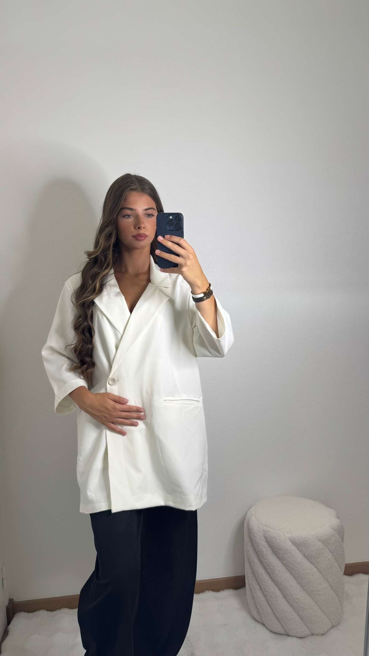 Blazer Blanc Élégance